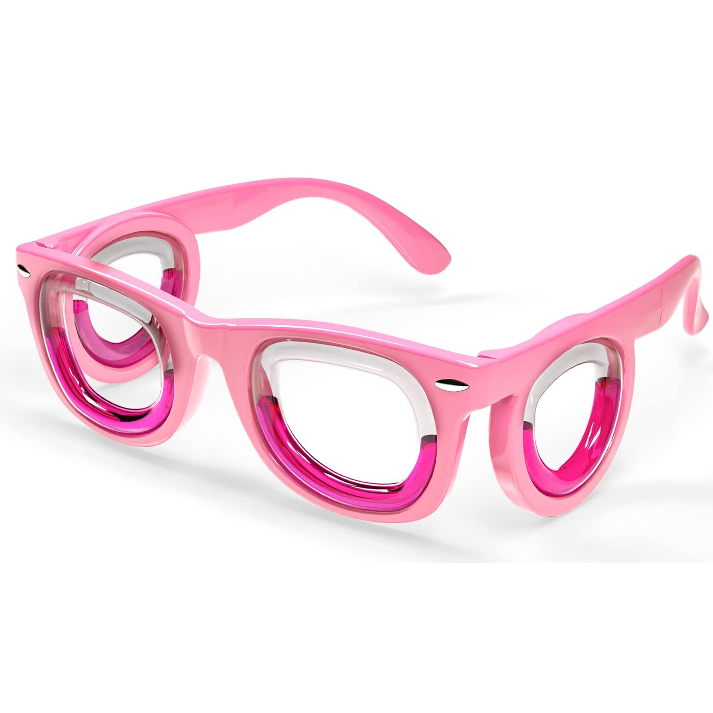 Hion Kids Anti-Motion Sickness Smart Glasses (Ages 3–8) – Ultra-Light Pink Travel Glasses