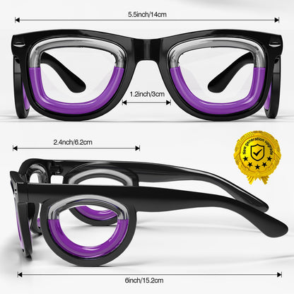 Hion 2 Pairs Adult Anti-Motion Sickness Smart Glasses – Ultra-Light Portable (White+Black)