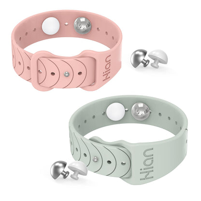 Hion Motion Sickness Bracelets – Sea Sickness Wristbands (Beryl + Pink)