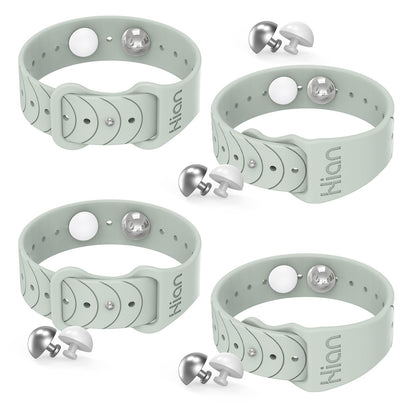 Hion Motion Sickness Bracelets – Acupressure Nausea Bands (2 Pairs)