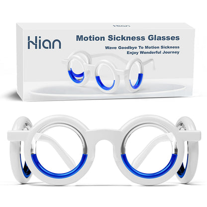Hion Motion Sickness Glasses — Ultra-Light, Lens-Free Relief for Cars, Seas & Air Travel