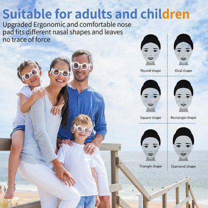 Hion Motion Sickness Glasses Starry – Ultra-Light Portable Travel Anti-Nausea Glasses