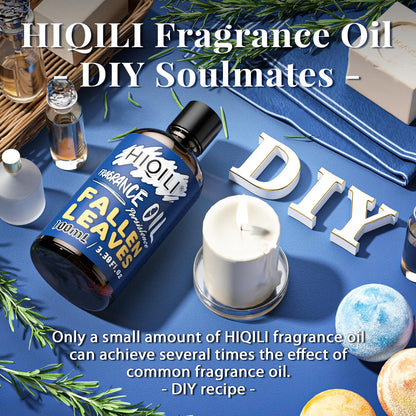 HIQILI Fallen Leaves Fragrance Oil 100ml - Diffuser, Soap & Candles