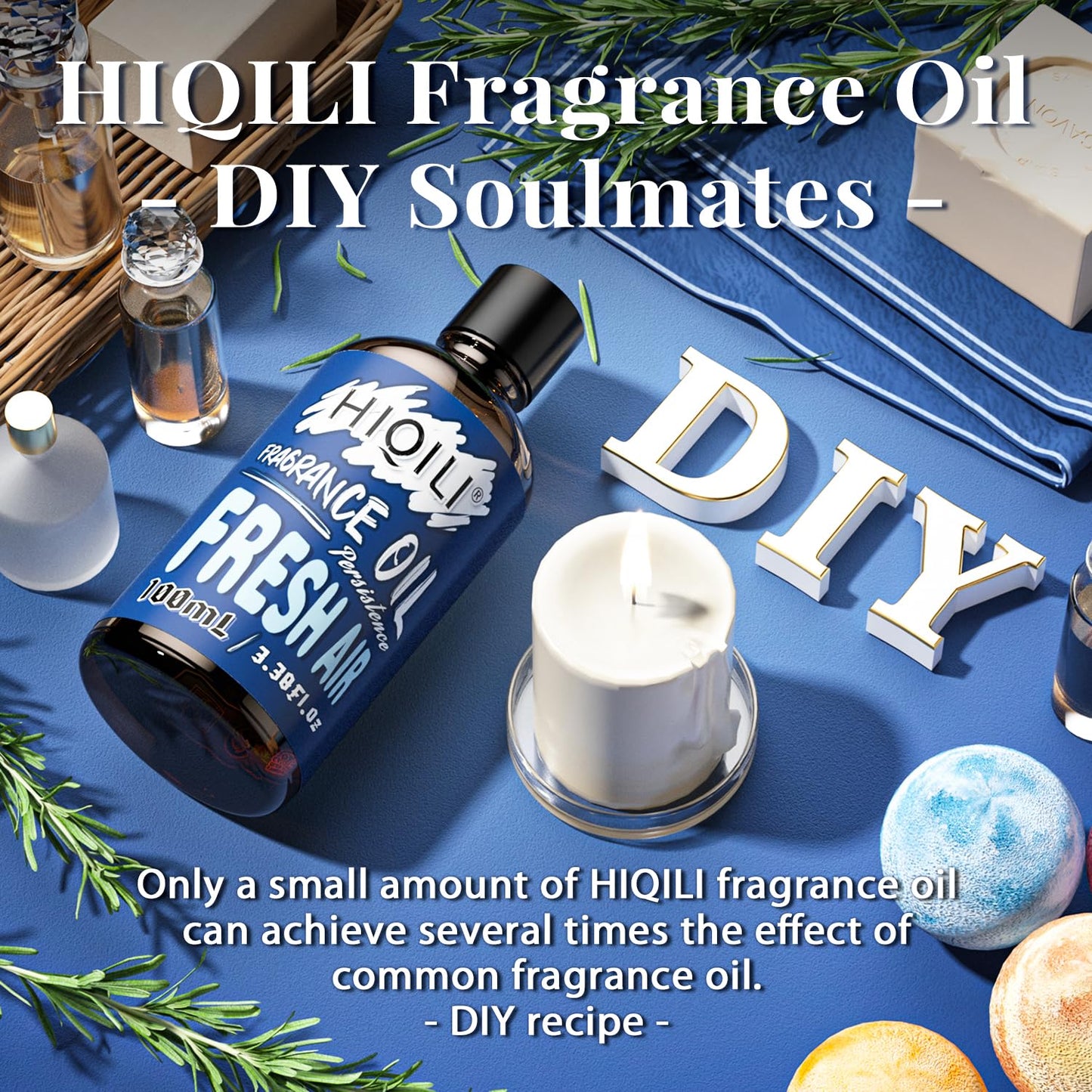 HIQILI Fresh Air Fragrance Oil 100ml – Diffuser, Car Freshies & DIY Scents