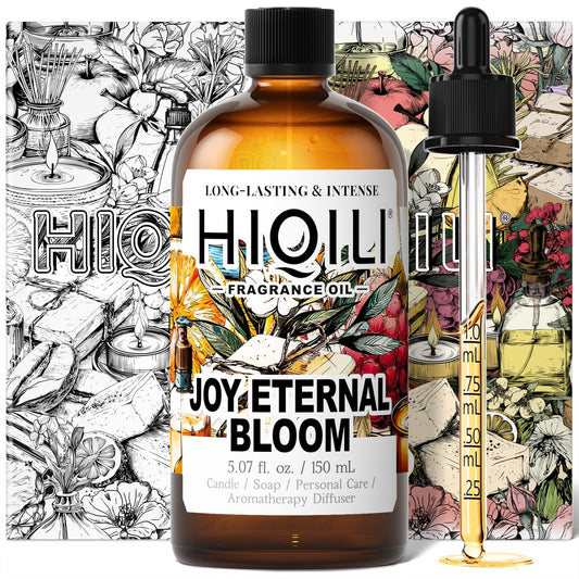 HIQILI Joy Eternal Bloom Fragrance Oil – Jasmine & Rose | 5.07 Fl Oz