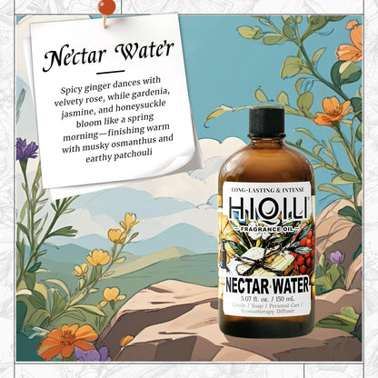 HIQILI Nectar Water Fragrance Oil – Jasmine & Osmanthus, 5.07 Fl Oz