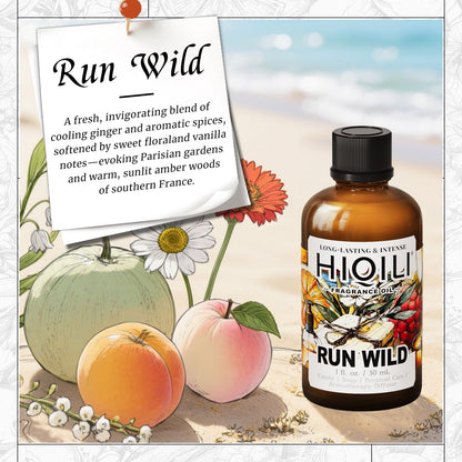 HIQILI Run Wild Fragrance Oil – Inspired by Cl.Klein E-Scape, 1 oz