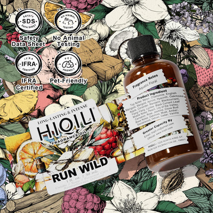HIQILI Run Wild Fragrance Oil – Inspired by Cl.Klein E-Scape, 1 oz