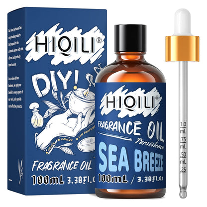 HIQILI Sea Breeze Essential Oil 100ml – Aromatherapy Diffuser Fragrance Oil