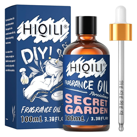 HIQILI Secret Garden Fragrance Oil 100ml - Diffuser & Candle Making