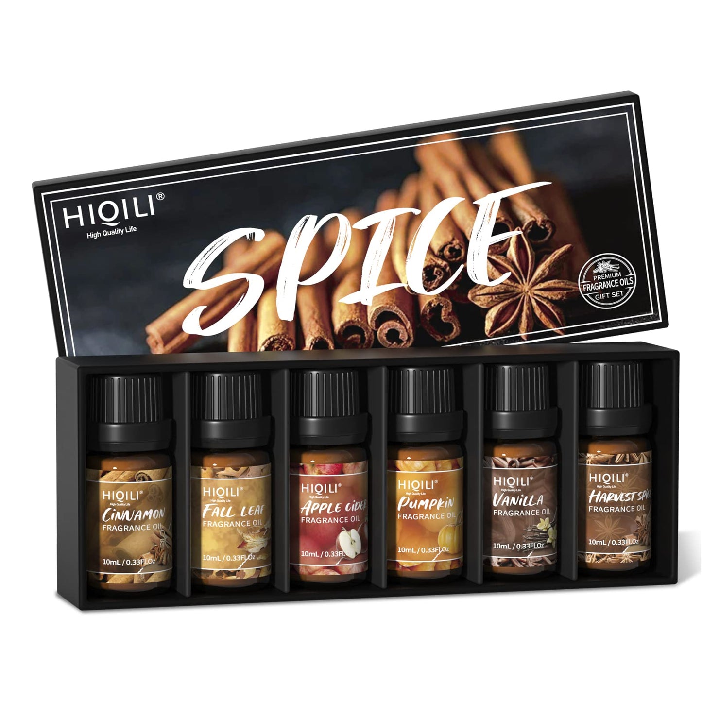 HIQILI Spice Fragrance Oil 6x10ml - Cinnamon Pumpkin Harvest