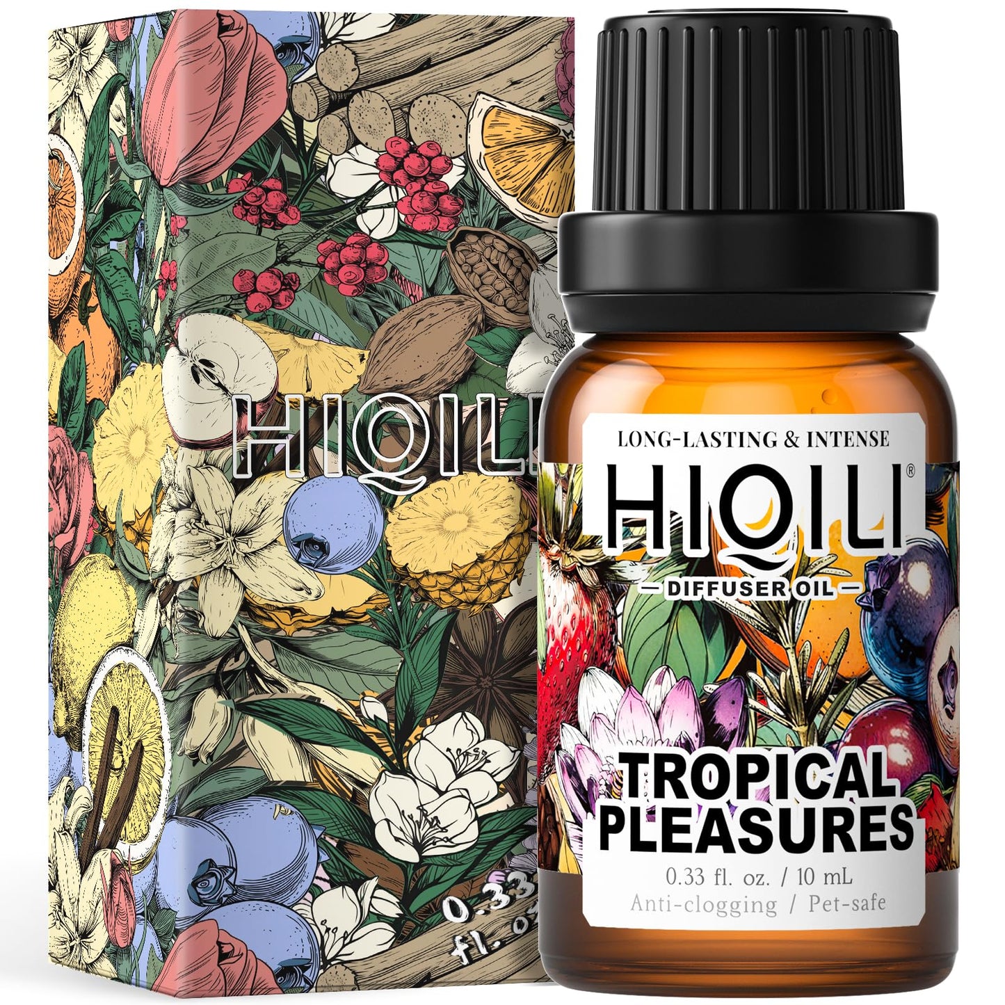 HIQILI Tropical Pleasures Diffuser Oil – Water & Waterless Diffusers | 0.34 fl oz