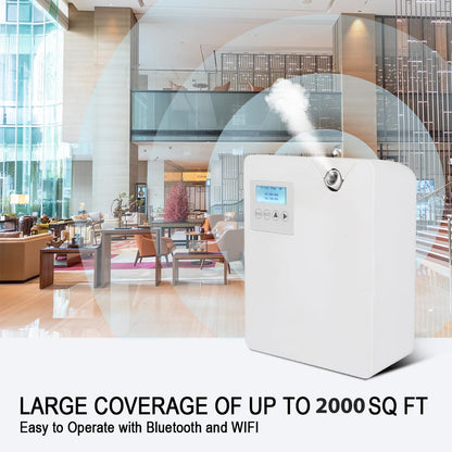 Hitish Smart Scent Air Machine for Home | 300ml Waterless HVAC Diffuser