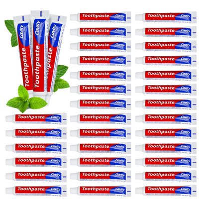 HOIQIRY 200 Travel Size Toothpaste Tubes – Mint 0.35 oz (10 g) Bulk