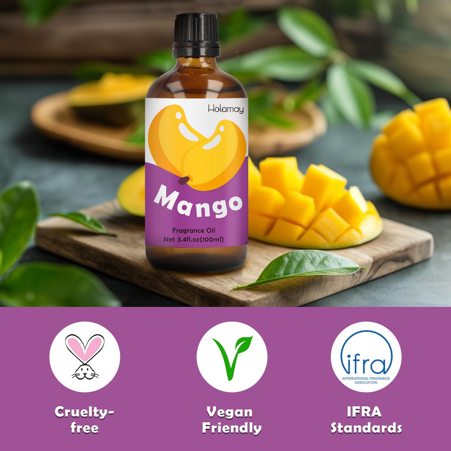 Homalay Mango Fragrance Oil 100 ml — For Candles, Soaps, Diffusers & DIY Projects