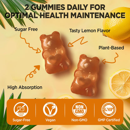HOLLEGEND Pumpkin Seed Oil Gummies with Saw Palmetto – Hair & Prostate Health
