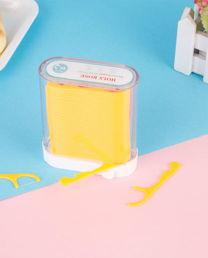 Kids Dental Floss Picks | Holy Rose Flossers Dispenser – Unwaxed & Unflavored
