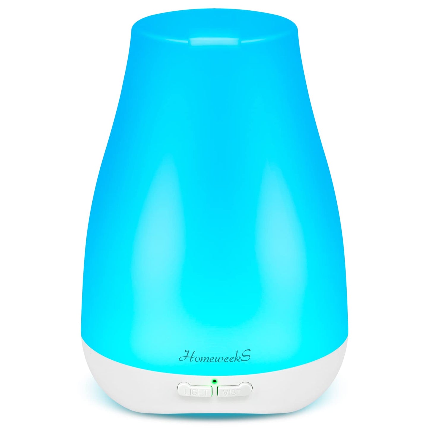 Homeweeks 100ml Colorful Essential Oil Diffuser | Adjustable Mist & Auto Off