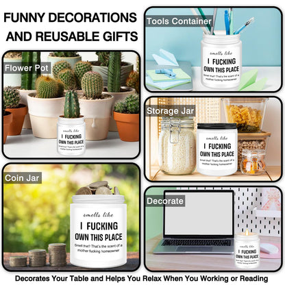 Homsolver Lavender Candles – Funny Housewarming Gifts