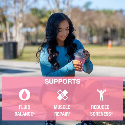 Honey Badger BCAA + EAA Powder – Pink Lemonade, 30 Servings | Vegan & Sugar Free