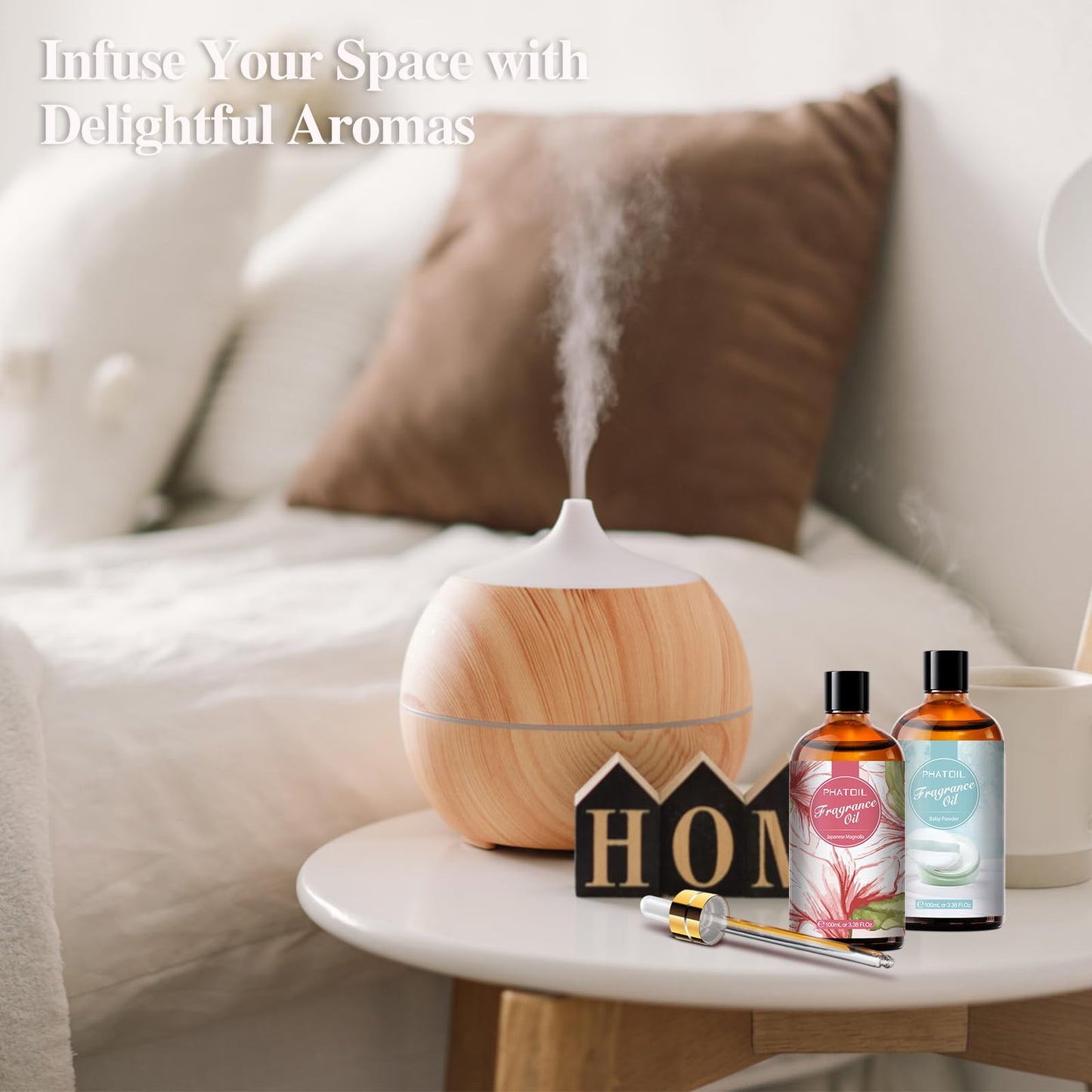 Honeysuckle Fragrance Oil 100ml | PHATOIL Aromatherapy Essential Oil for Diffuser, DIY Candles