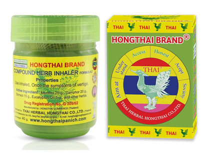 Hong Thai Traditional Thai Herbal Inhaler - Mood Enhancement & Relaxation