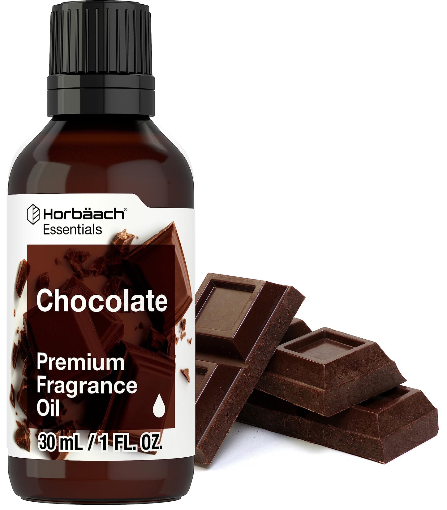 Horbäach Chocolate Fragrance Oil - 1 fl oz (30 ml) for Diffusers, Candles & Soaps | Premium Grade