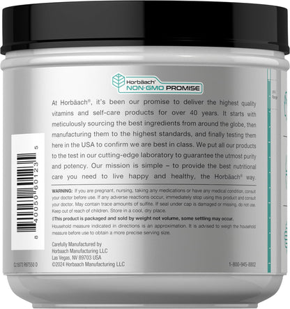 Horbäach Multi Collagen Protein Powder 16 oz | Type I–X | Unflavored | Non-GMO, Gluten Free