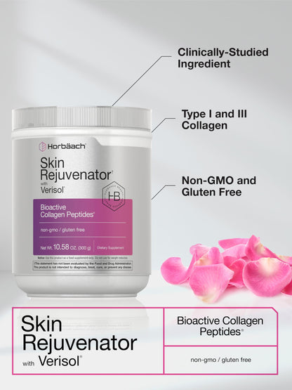 Horbäach Skin Rejuvenator with Verisol – Bioactive Collagen Peptides (Types I & III) 10.58 oz