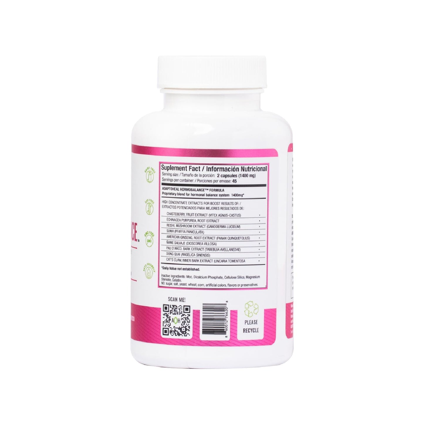 Hormone Balance for Women | Menopause & PMS Support | 90 Vegan Capsules
