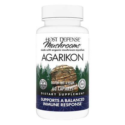 Host Defense Agarikon Capsules – Immune System Support Mushroom Supplement (60 Capsules)