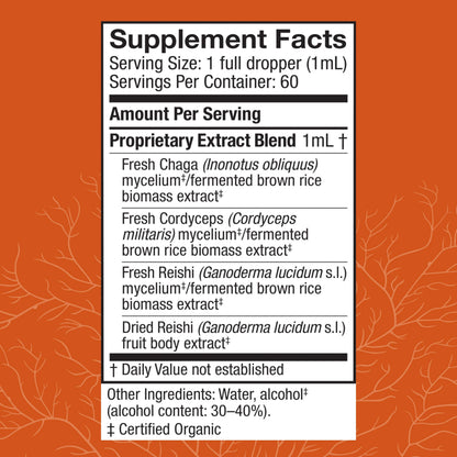 Host Defense Breathe Extract - Immune & Respiratory Support Mushroom Liquid (2 oz, 60 Servings)