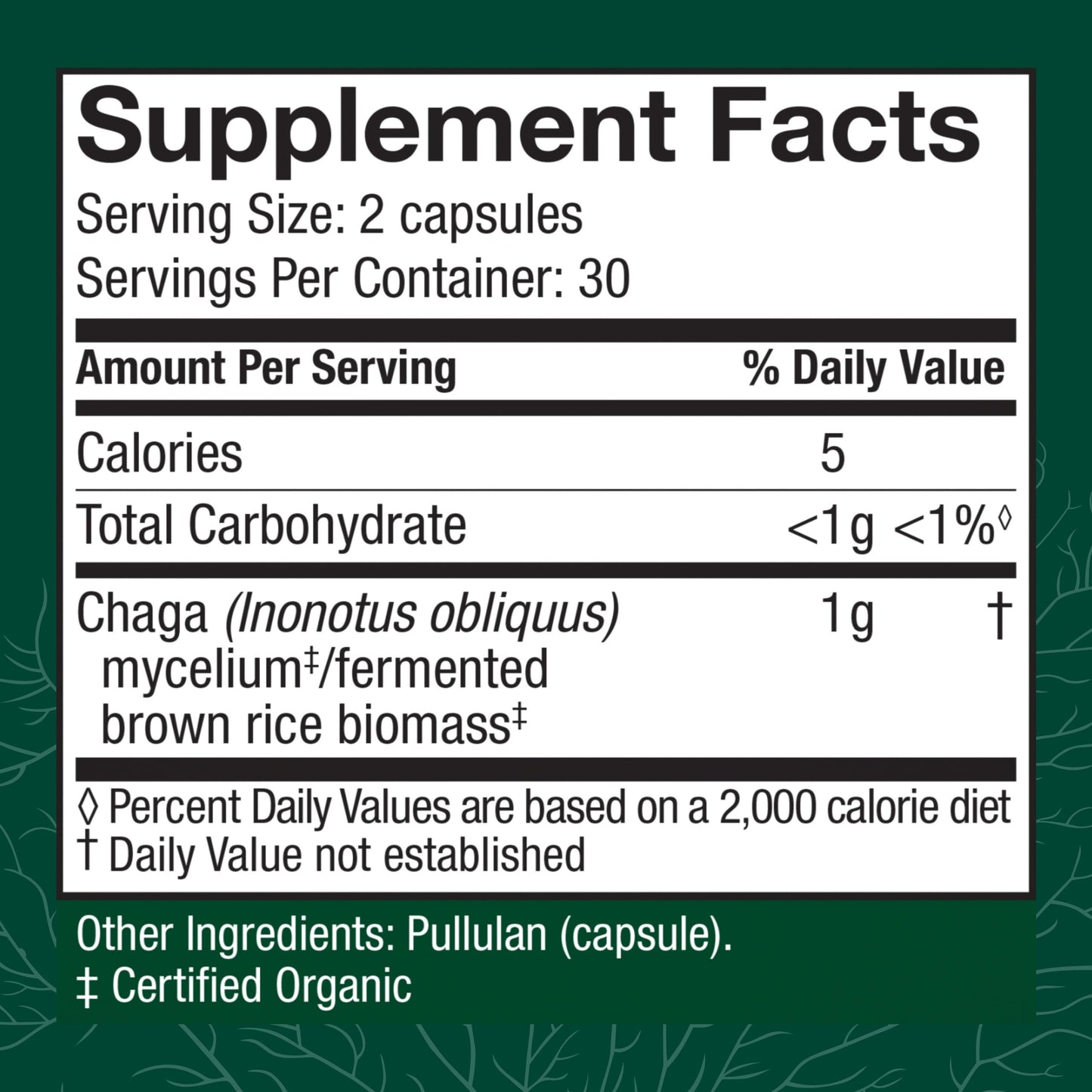 Host Defense Chaga Capsules – Immune Support & Antioxidant Mushroom Supplement | 60 Capsules (30 Servings)