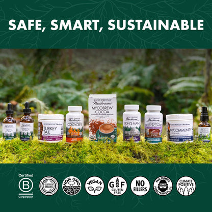 Host Defense Chaga Capsules – Immune Support & Antioxidant Mushroom Supplement | 60 Capsules (30 Servings)