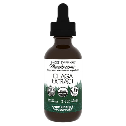 Host Defense Chaga Extract - Immune Support Supplement | 2 fl oz