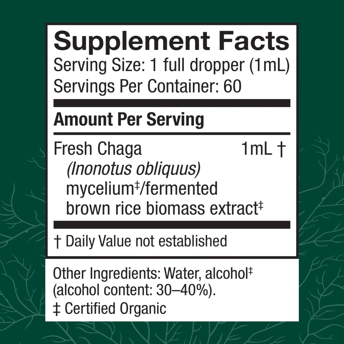 Host Defense Chaga Extract - Immune Support Supplement | 2 fl oz