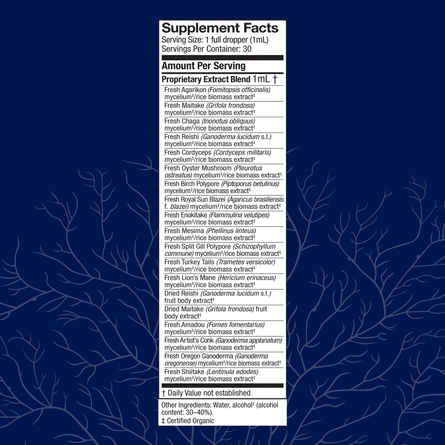 Host Defense MyCommunity Extract – 17-Species Mushroom Supplement for Immune Support | 1 fl oz