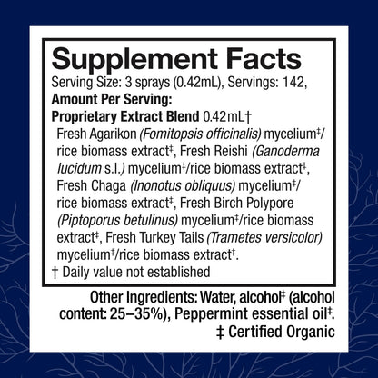 Host Defense MycoShield Throat Spray – Immune Support Mushroom Supplement, 2 fl oz