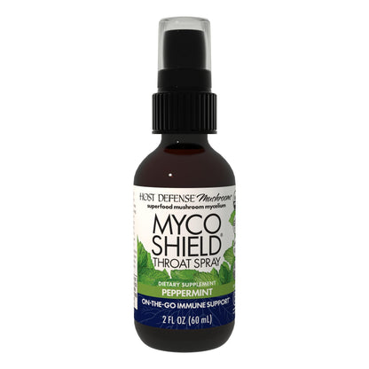 Host Defense MycoShield Throat Spray – Immune Support Mushroom Supplement, 2 fl oz