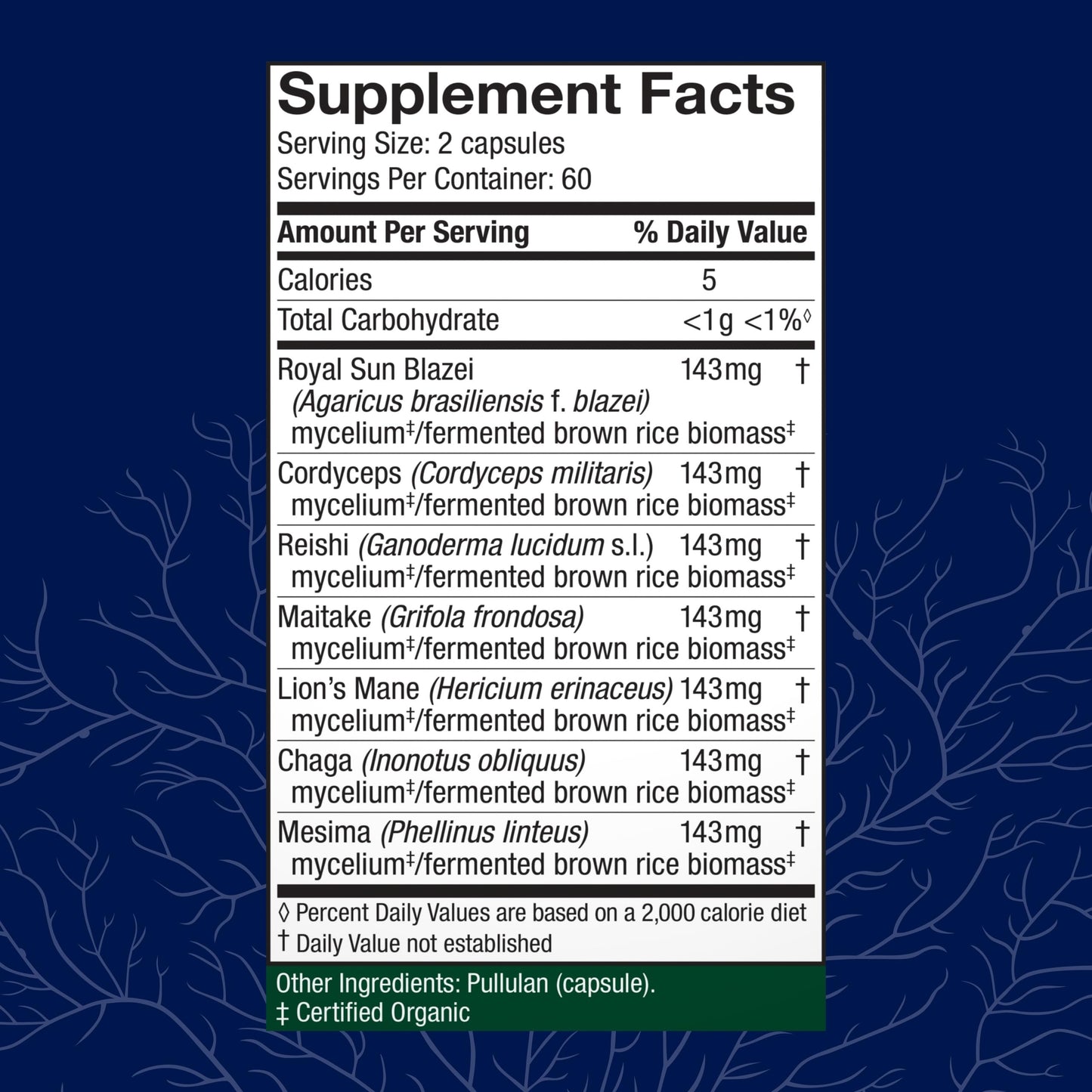 Host Defense Stamets 7-7 Species Mushroom Blend – Immune Support Supplement – 120 Capsules