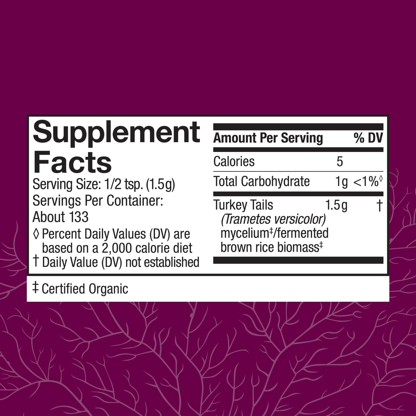 Host Defense Turkey Tail Mushroom Powder – Digestive Health and Immune Support (7 oz)
