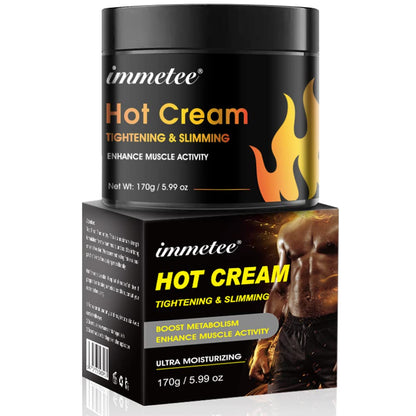 Hot Cream Belly Fat Burner – Sweat Fat Burning Gel for Waist & Abdomen (170g)