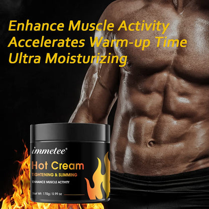 Hot Cream Belly Fat Burner – Sweat Fat Burning Gel for Waist & Abdomen (170g)