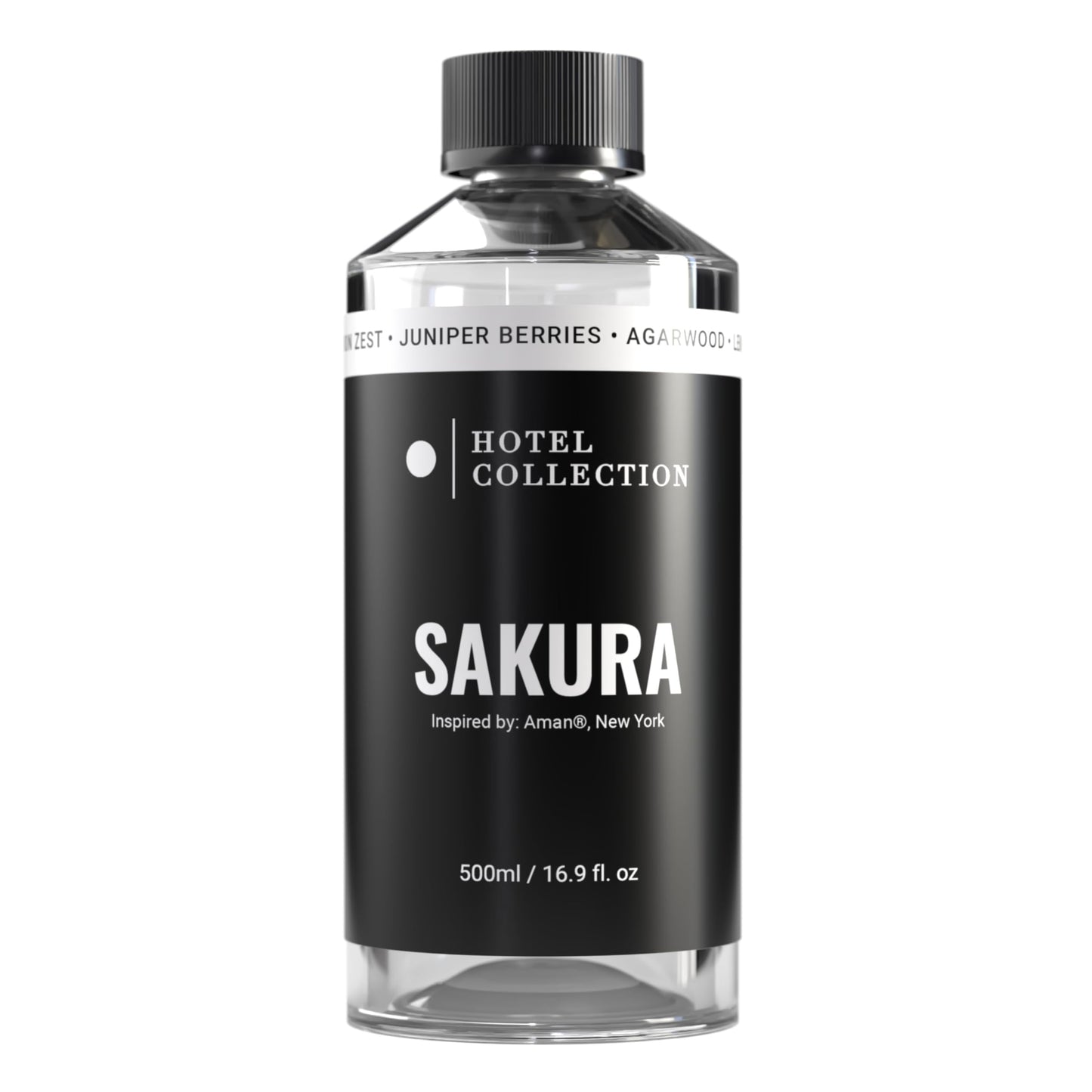 Hotel Collection Sakura Diffuser Oil – 500mL Aromatherapy with Lemon Zest, Juniper Berries & Agarwood