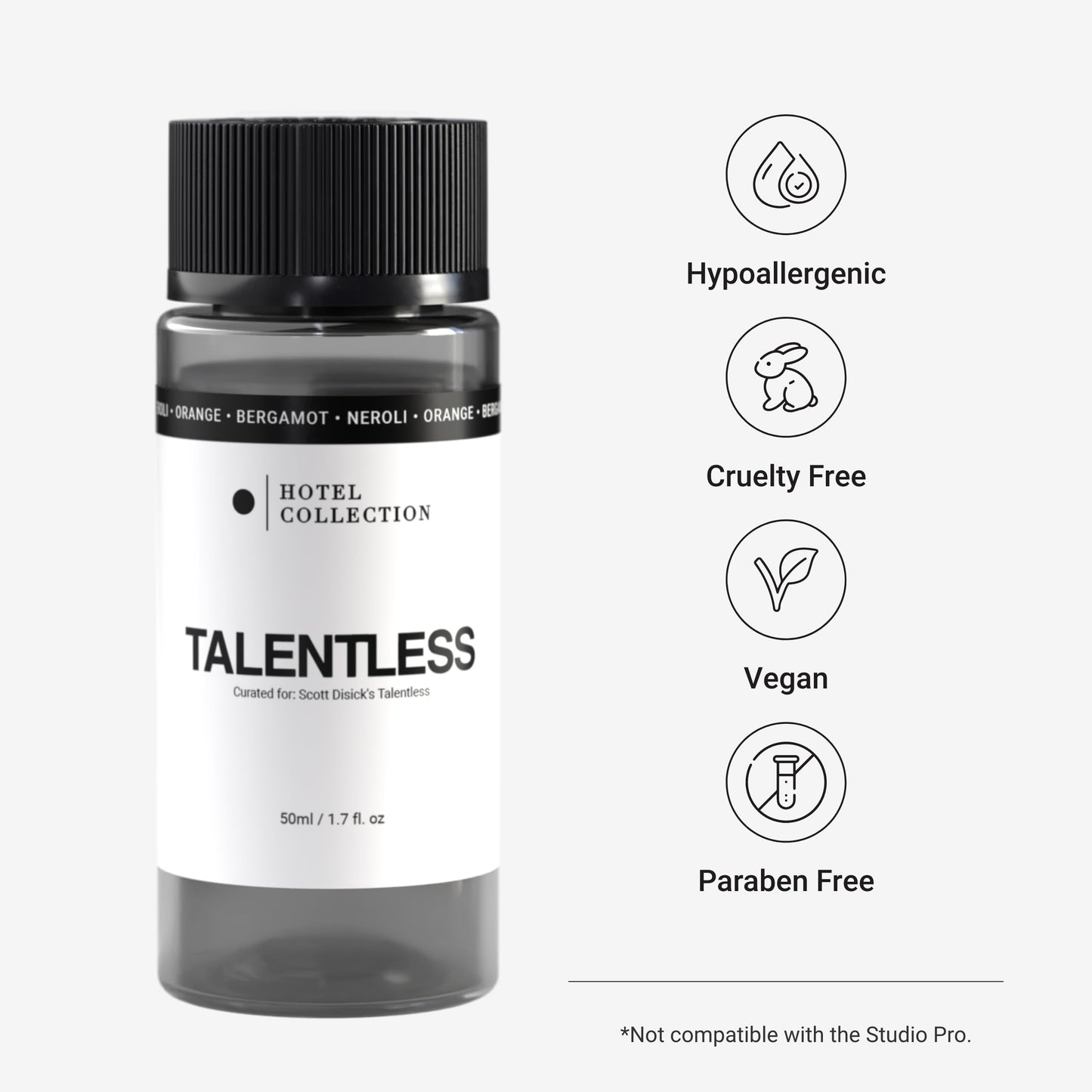 Hotel Collection Diffuser Oil: Talentless Oil Blend by Scott Disick — Lemon Zest, Juniper Berries & Agarwood (50ML)