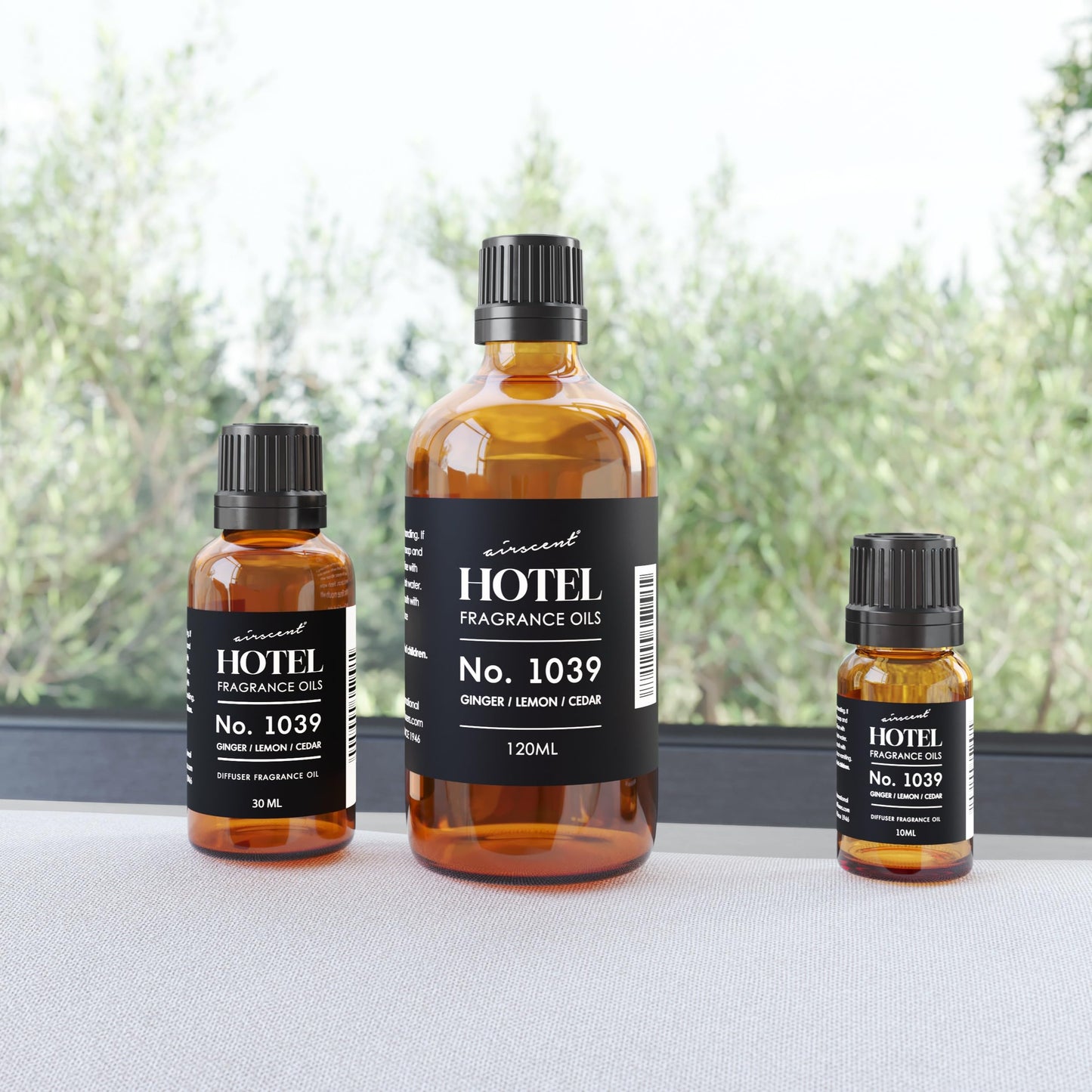 Hotel Diffuser Oil No. 1039 - Nobu-Inspired Ginger Lemon Cedar (120 mL)