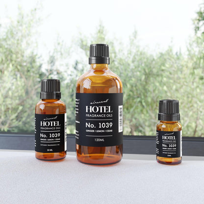 Hotel Diffuser Oil No. 1039 - Nobu-Inspired Ginger Lemon Cedar (120 mL)