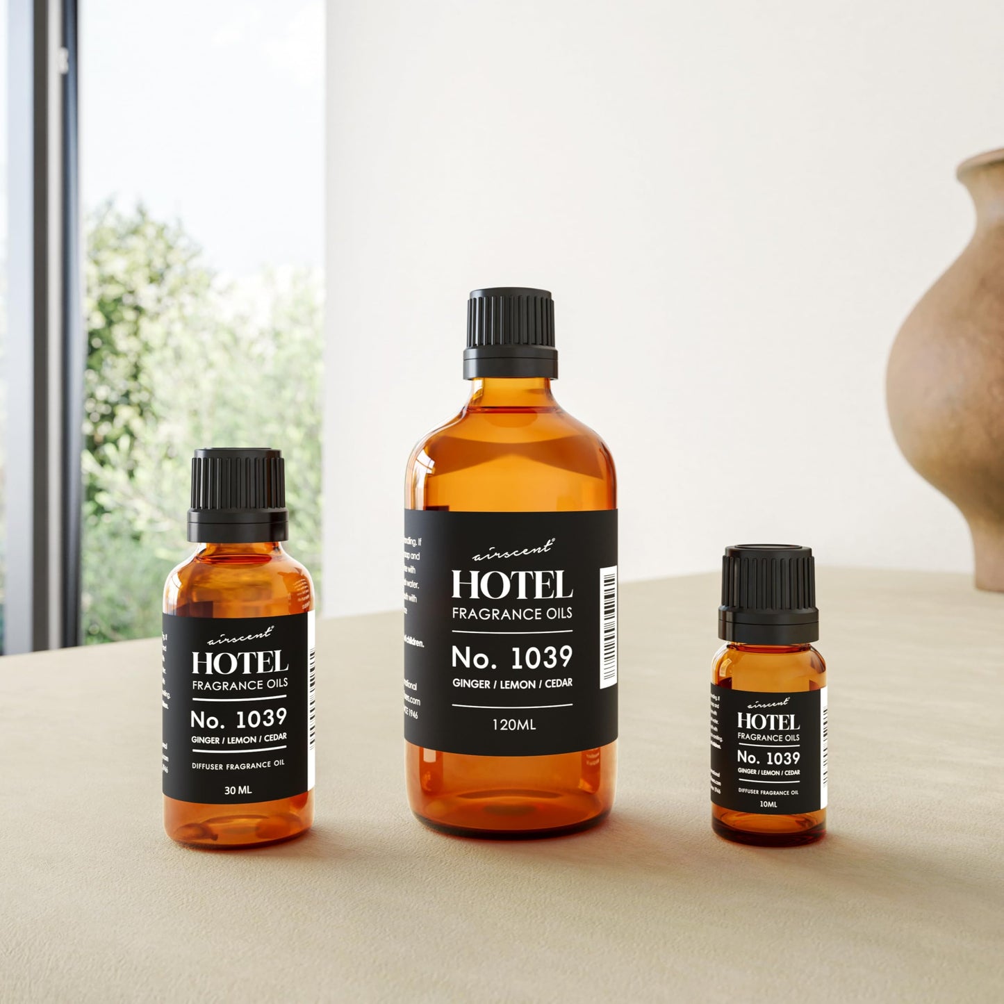 Hotel Diffuser Oil No. 1039 - Nobu-Inspired Ginger Lemon Cedar (120 mL)
