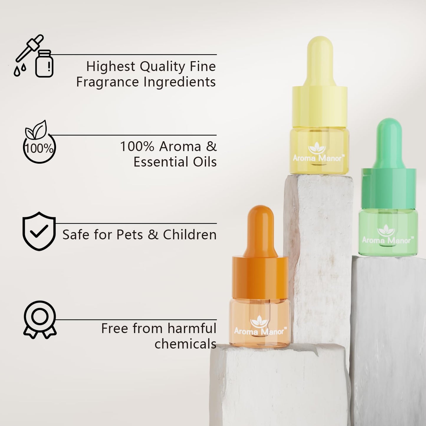 Hotel Fragrance Diffuser Oil Gift Set – 18 Essential Oils | Luxury Hotel Notes