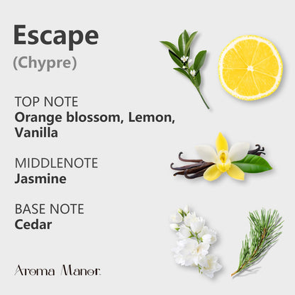 Escape Essential Oil Blend - Luxury Hotel Inspired Fragrance Oil 150ML